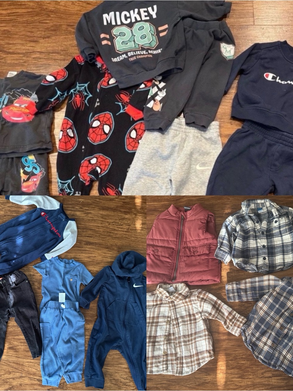 Bundle of toddler boy clothes